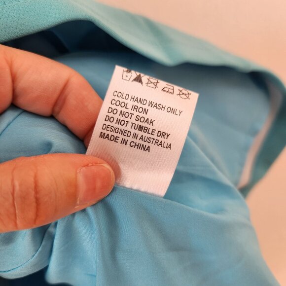 NWT Hello Molly Modern Icon Mini Dress Blue Cocktail Women's L (8) - Picture 10 of 10